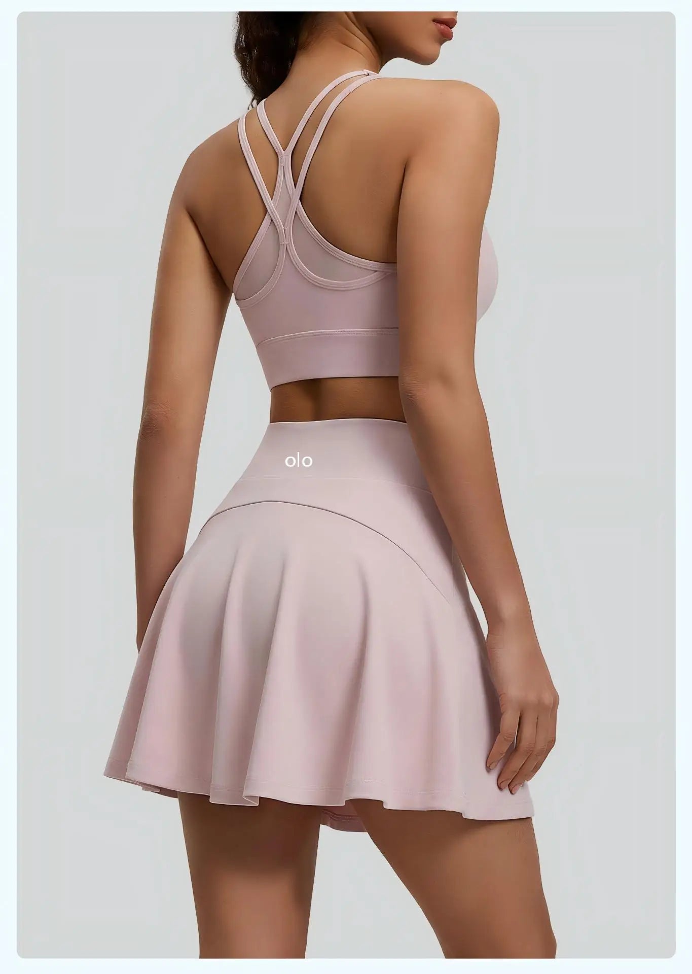 2026 New high-end fashionable women pleated skirt - anti-glare pocket mid-length skirt golf sport luxury short skirt