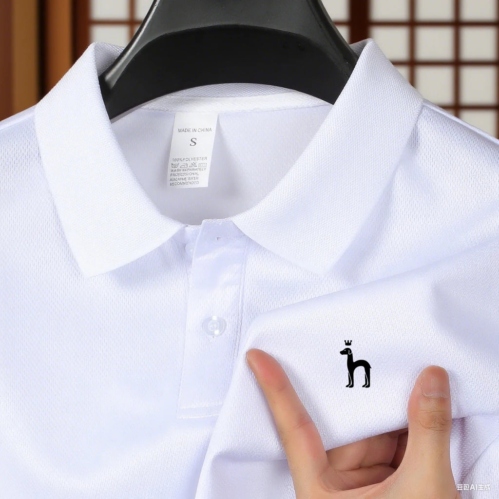2026 Golf new short sleeved men's polo shirt, men's sports and leisure T-shirt, fashionable and simple solid color top