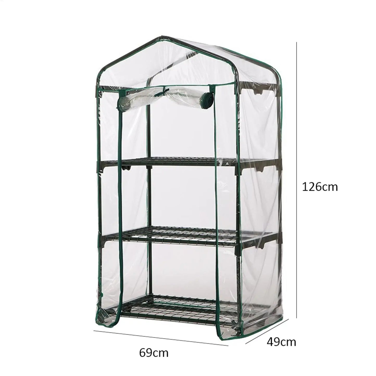 3/4/5 Tiers Garden Greenhouse Cover Plant Flower Growth House Convenient ventilation Heat Retaining Waterproof Cover Garden