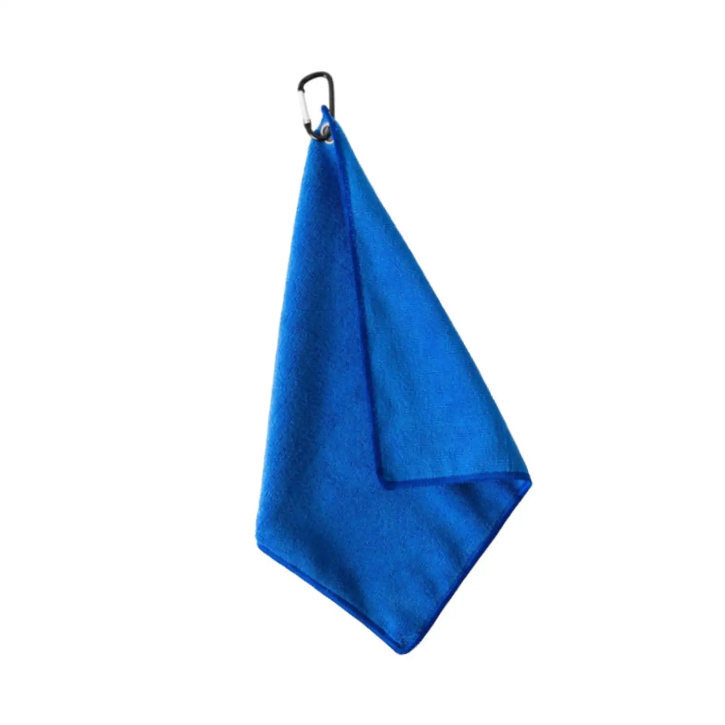 Golf Club Towel Golf Ball Cleaning Towel with Carabiner Clip Training Aid Golf Accessories Wiping Cloth for Outdoor Sport Gym