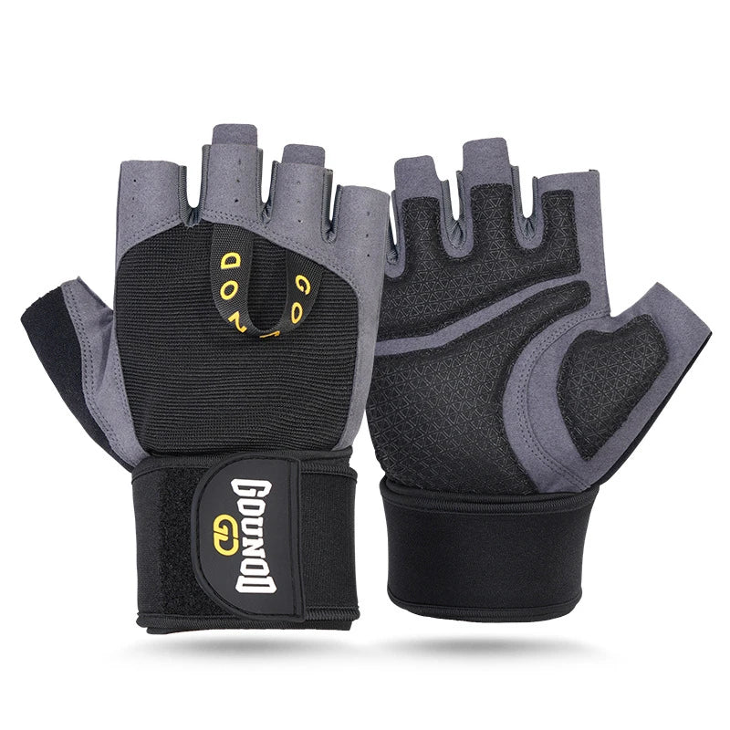 Fitness Gloves for Men and Women Pull Up Bar Mountain Climbing Weight Training Enhanced Grip Palm Protection Breathable Comfort