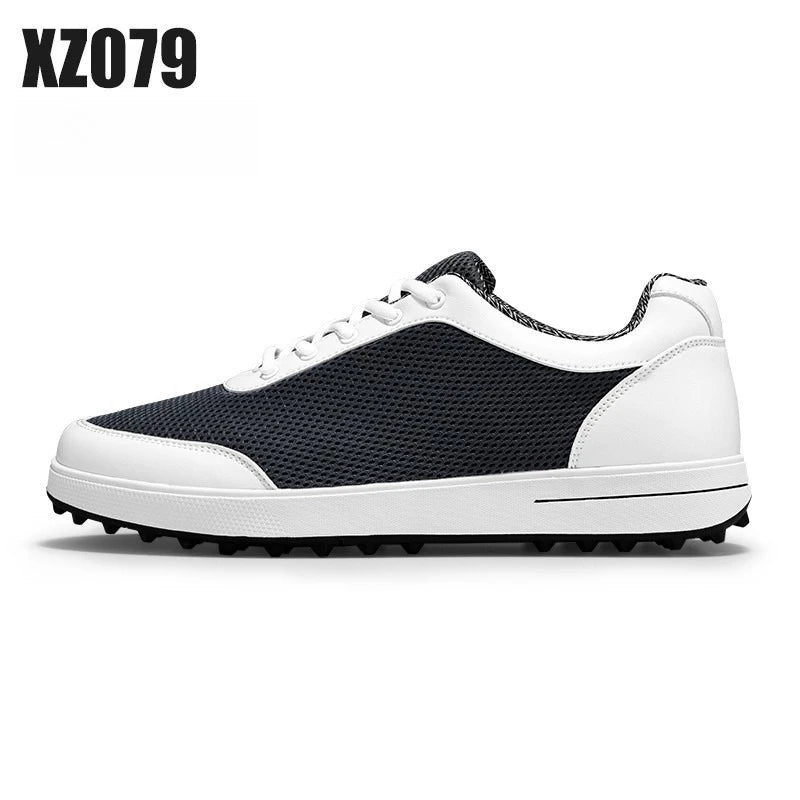 PGM Golf Men's Shoes Summer Mesh Breathable Lightweight Fashion Casual Sneakers XZ079
