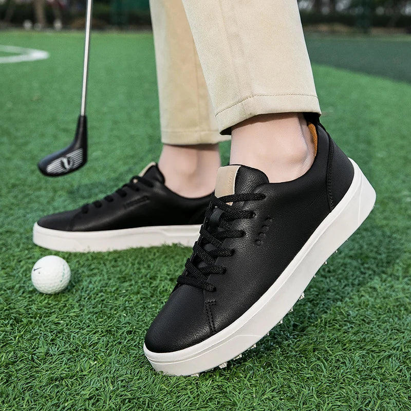 Couple Golf Shoes Men 2024 Comfortable Non-slip Outdoor Golfer Training Spikeless Casual Leisure Walking Golf Sneakers Women