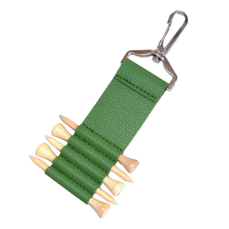 Colorful Golf Hang Gloves Magic Tape Double Sided Golf Tee Holder Clip Outdoor Portable Hanging Golf Tees Golf Accessories