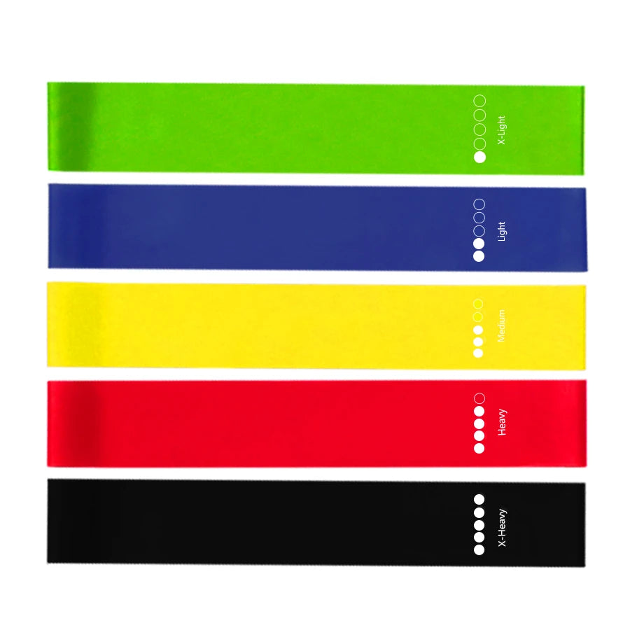 Fitness Elastic Resistance Bands Home Pilates Gym yoga resistance Bands Stretching Training Crossfit Sport Workout Equipment