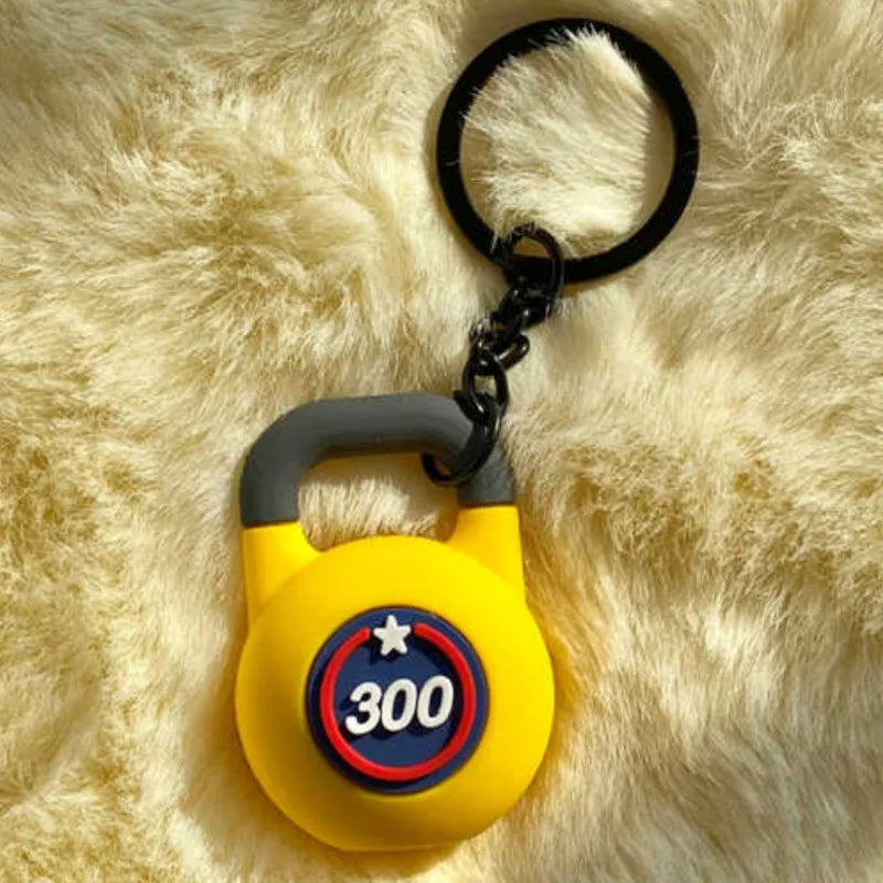 Kettlebell Key chain Fitness Keychain Gym Lover Weightlifting Keyring Silicone Gym Gifts Workout Gifts Bag Charm Backpack Charm