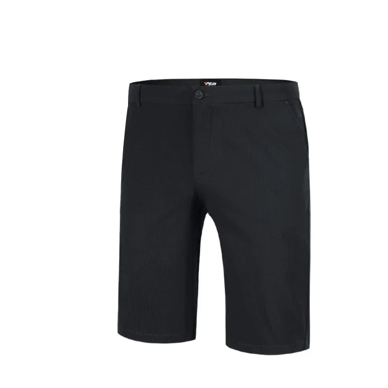 PGM Men Golf Shorts Summer Outdoor Casual Sports Shorts Elastic Breathable Golf Clothing Male Quick-dry Straight Trouser 2XS-3XL