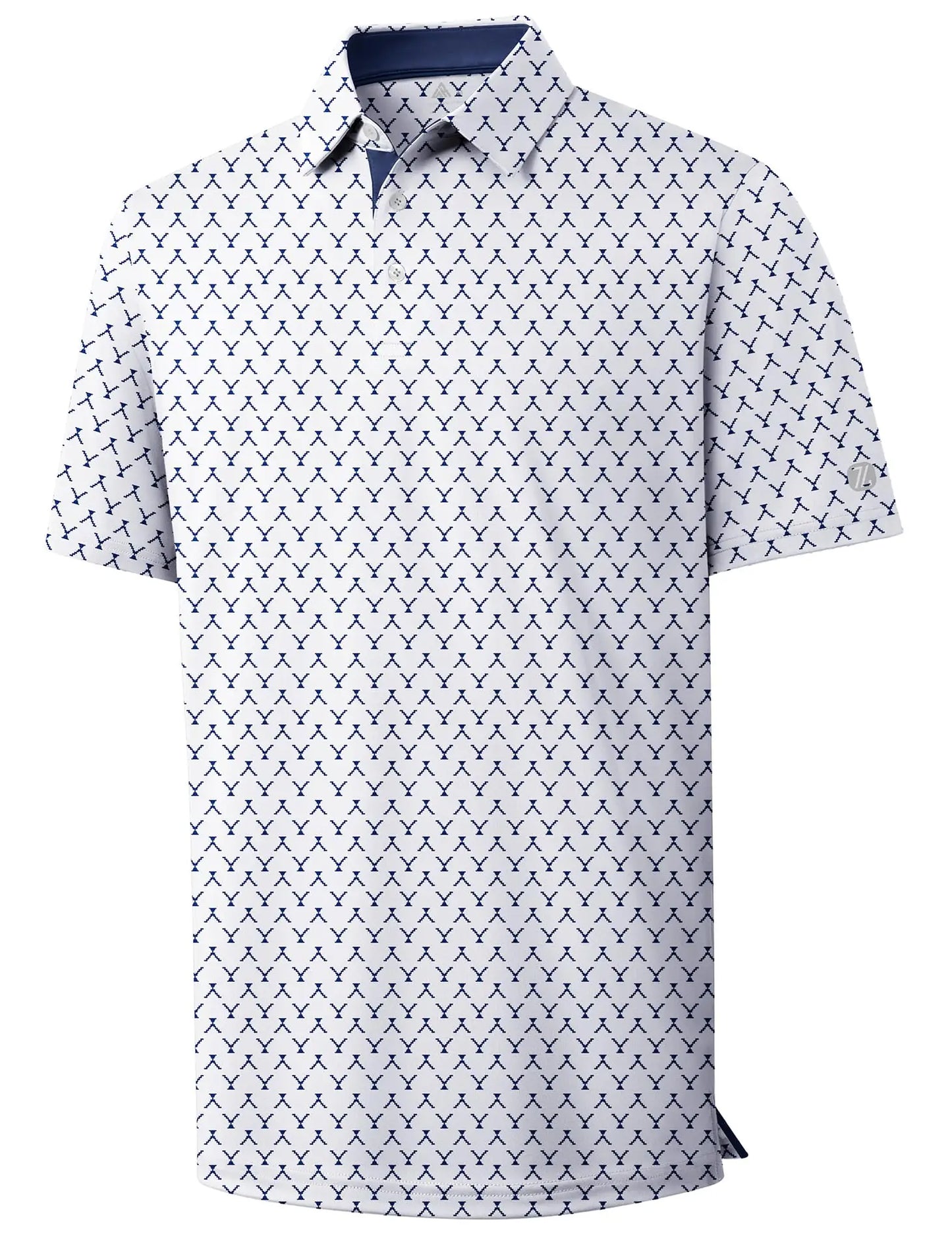 Mens Golf Shirts Short Sleeve Print Patterns Performance Moisture Wicking Polo Shirt 2026