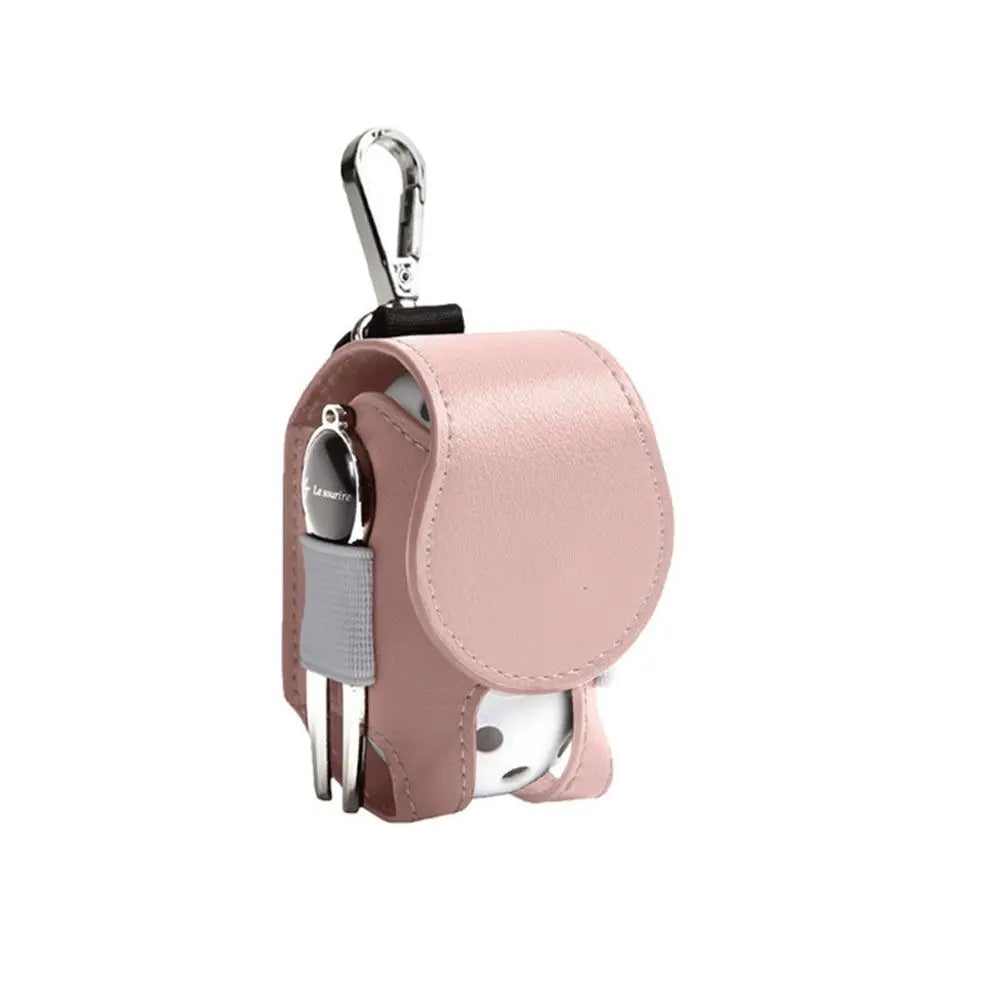 Golf Accessories Storage Bag Leather Pocket Golf Ball Container Golf Waist Holder Bag Golf Ball Storage Pouch Golf Ball Pouch