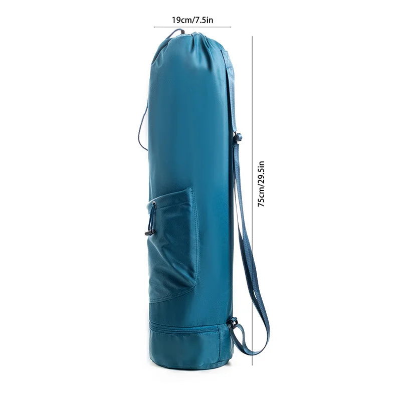 Fitness Sports Yoga Mat Bag Multifunction Pocket Yoga Carrier Knapsack Large Capacity Storage Yoga Mat Holder