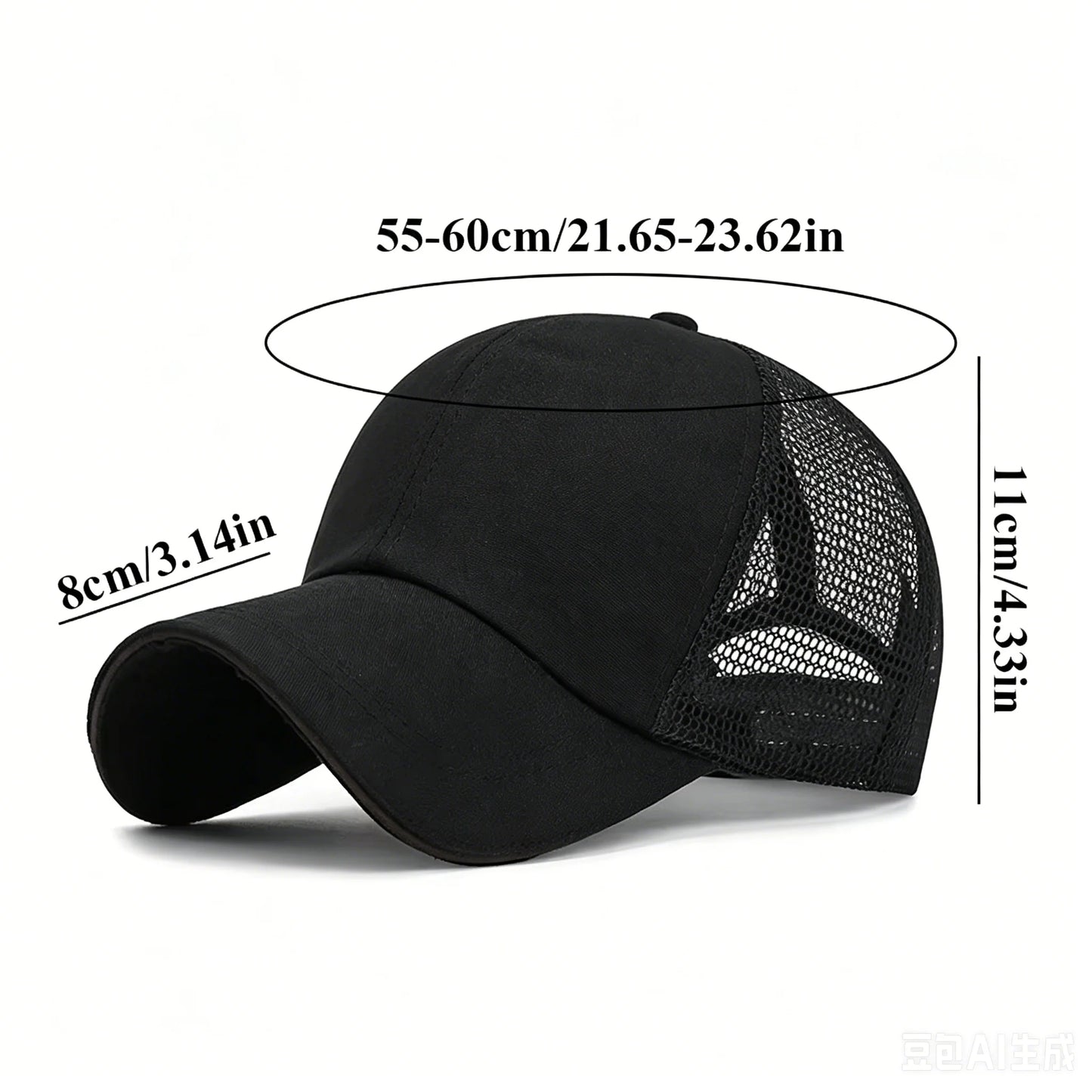 Baseball Cap Mens Mesh Sun Hat Outdoor Sports Golf Sunshade Caps Four Seasons Adjustable Hip-Hop Hats for Men Baseball Cap