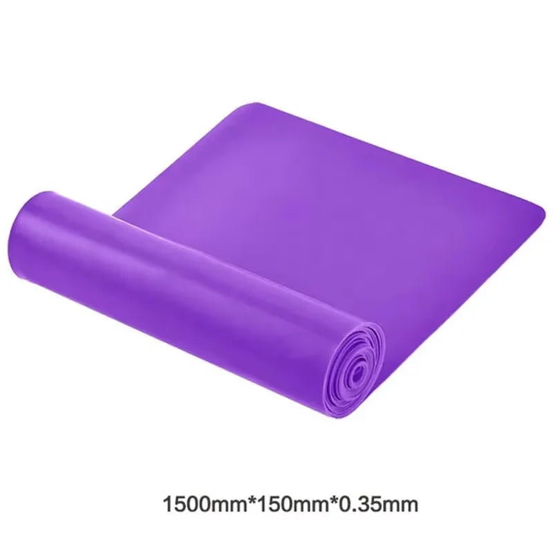 Yoga Sport Resistance Bands Pilates Training Fitness Exercise Home Gym Elastic Band Natural Rubber Latex Yoga Accessories
