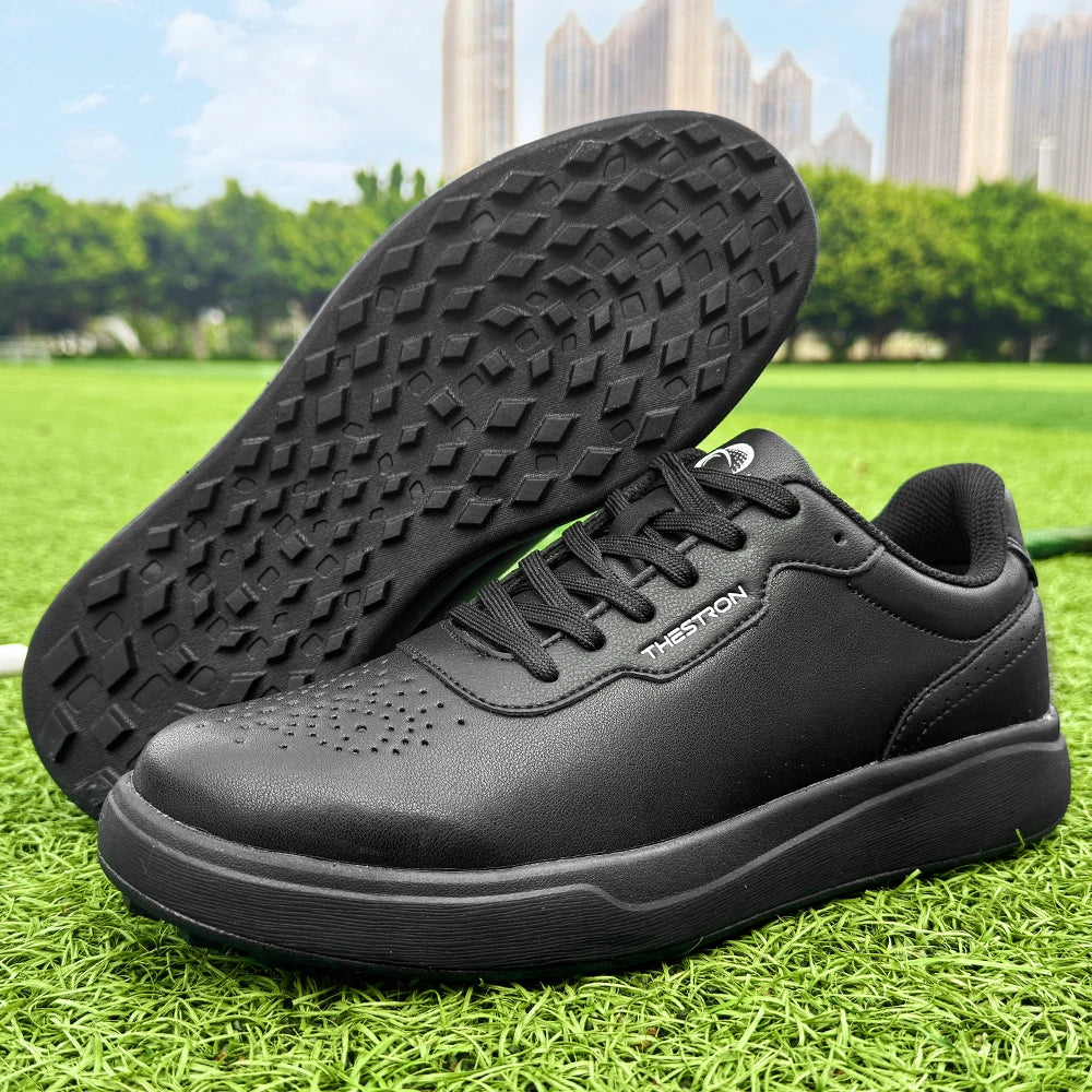 New Men'S Golf Shoes for Outdoor Sports Lightweight And Casual Slip-Resistant Golf Shoes Available in Large Sizes 39-48