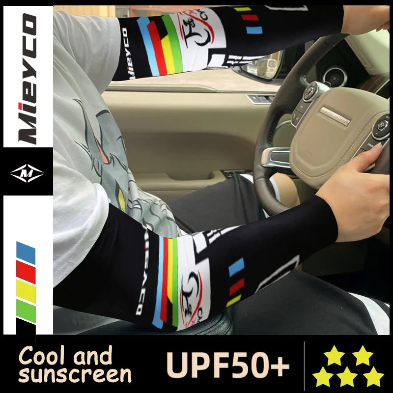 Unisex Cooling Arm Sleeves For Men Women Sports Running Sun Uv Protection Outdoor Fishing Cycling Sleeves Running Accessories