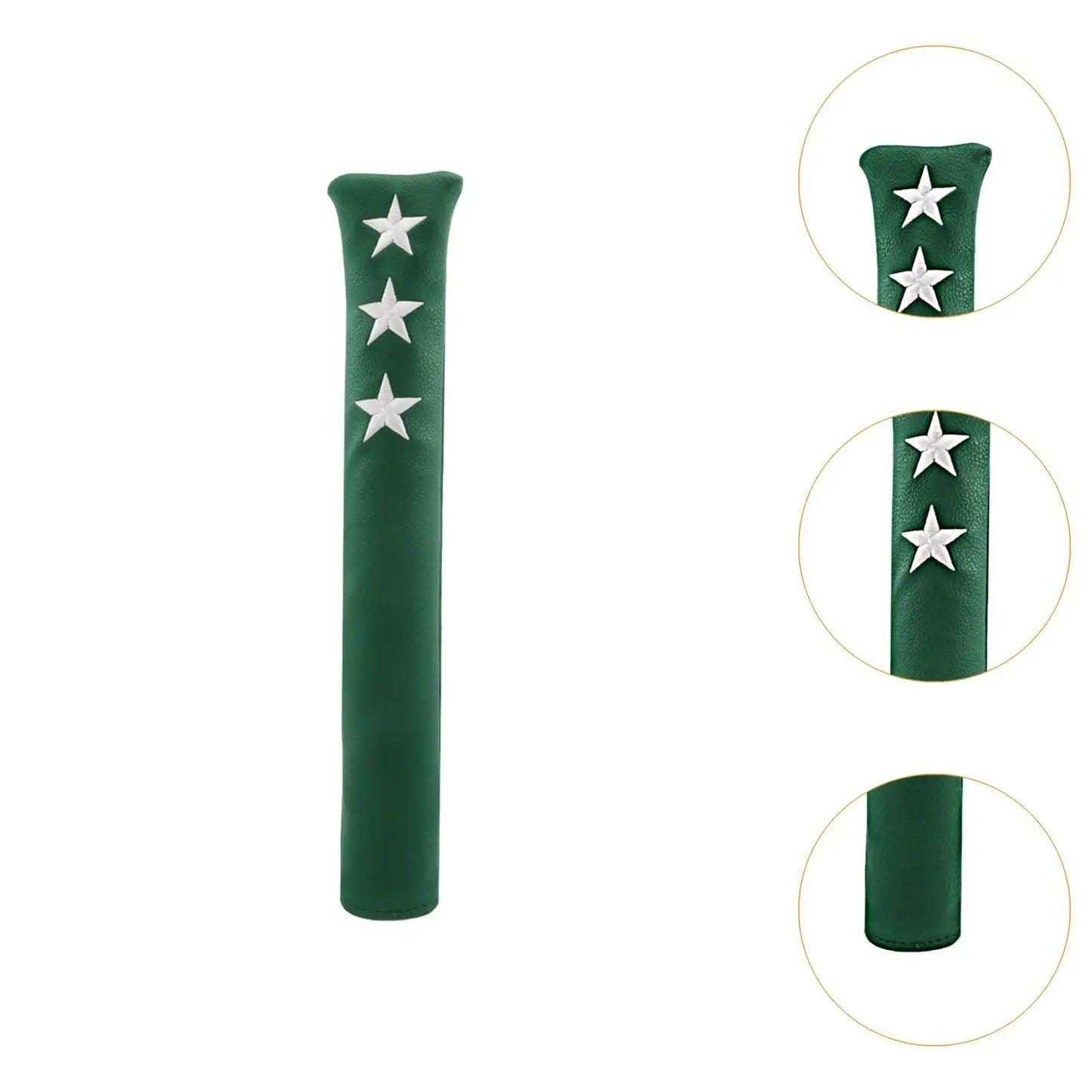 Golf Alignment Stick Cover Protective Case Golfer PU Leather Waterproof Supplies Club Cover Premium Golf Indicator Rod Holder