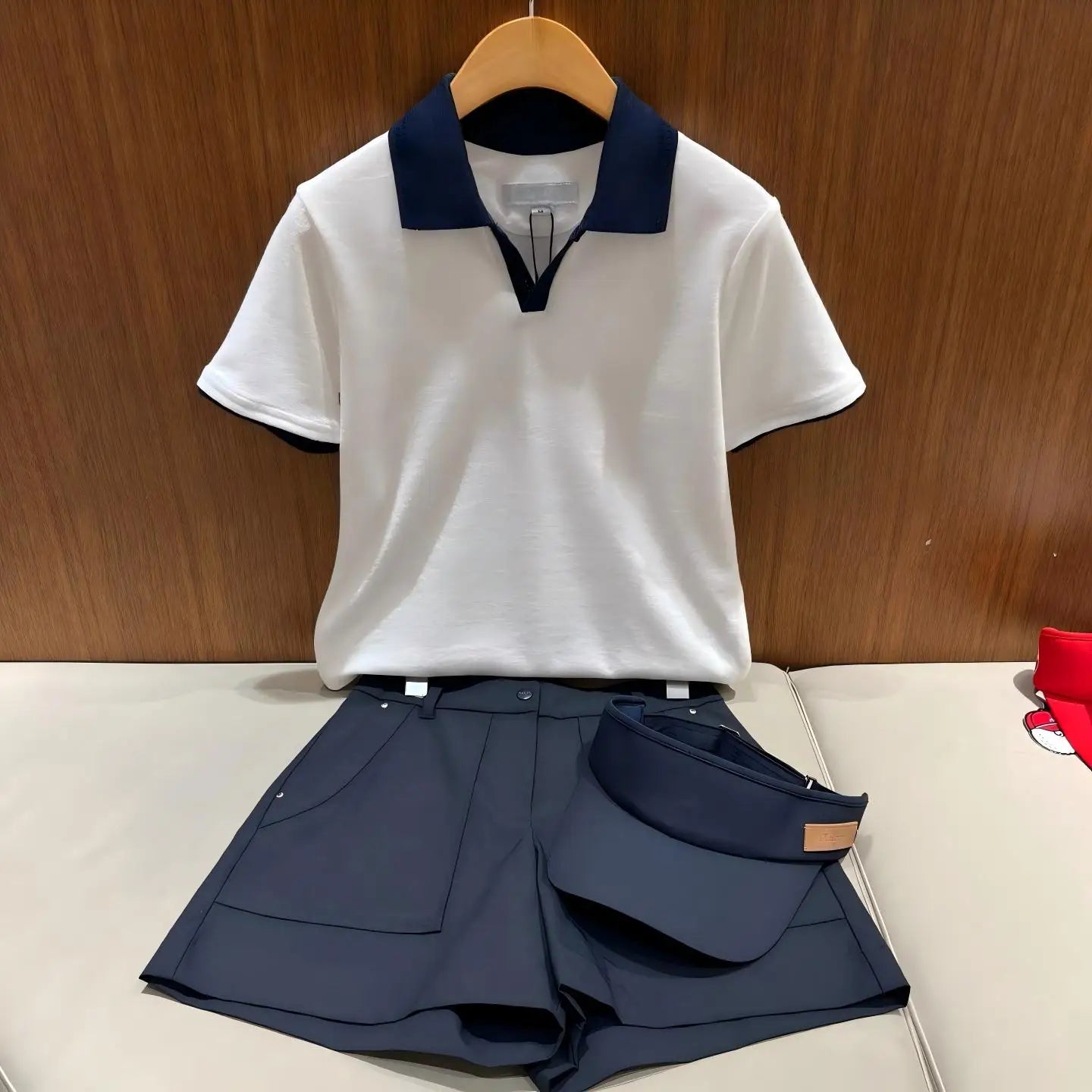Women's Short-Sleeve Golf Shirt: New Arrival, Versatile Casual Sports Collared Top