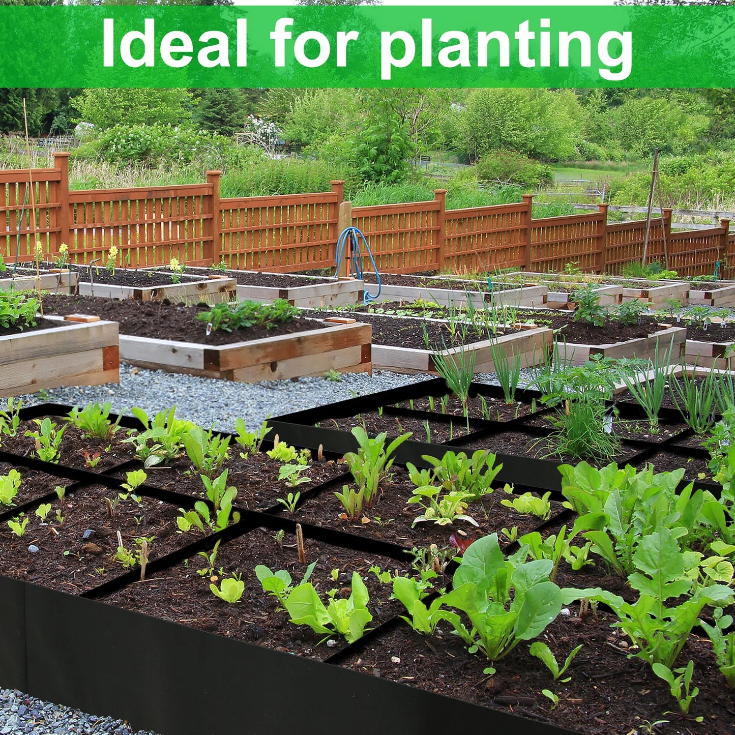 Garden Raised Planting Bed 4/8 Grids Vegetable Planting Bag Reusable Square Large Capacity Garden Potato Planters Container