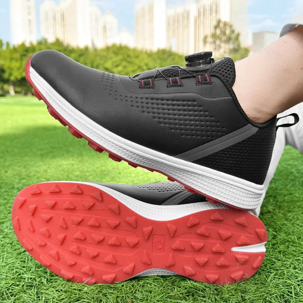 Professional Golf Shoes for Men Non-Slip Golf Training Shoe Man Lawn Big Size Walking Shoes for Mens Mid-Top Men Gym Sneakers