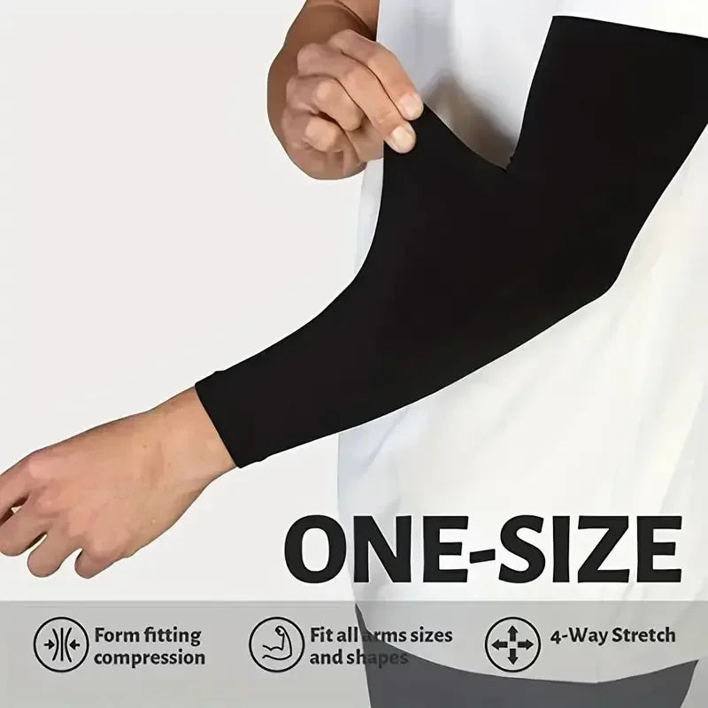 1 Pair Arm Sleeves for Women Men Breathable Sun Protection Sleeves UV Protective Gear for Outdoor Adventures Sports and Driving