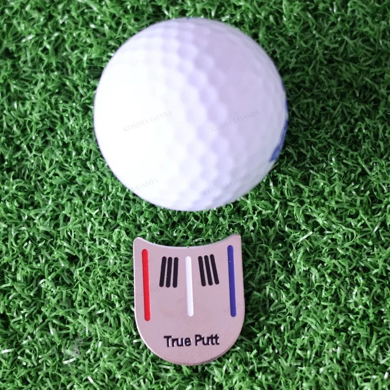 Golf Ball Marker Cap Clip Putting Alignment Aiming Tool Practical Hat Accessory for Enhanced Golf Performance Gift