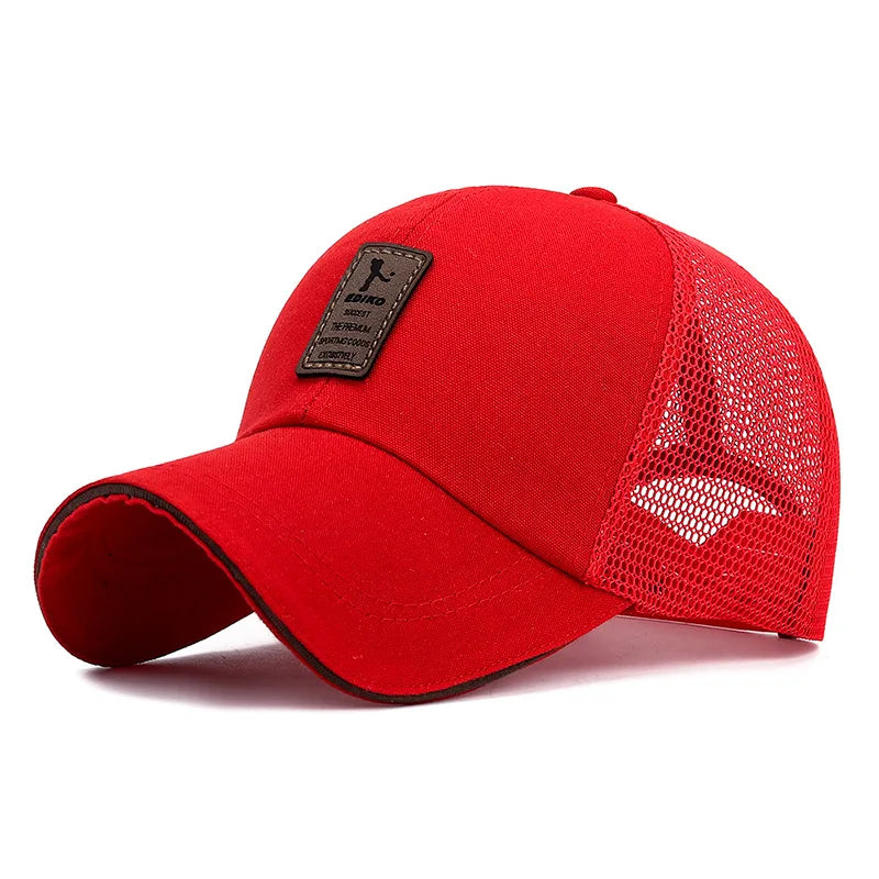 Baseball Cap Mens Mesh Sun Hat Outdoor Sports Golf Sunshade Caps Four Seasons Adjustable Hip-Hop Hats for Men Baseball Cap