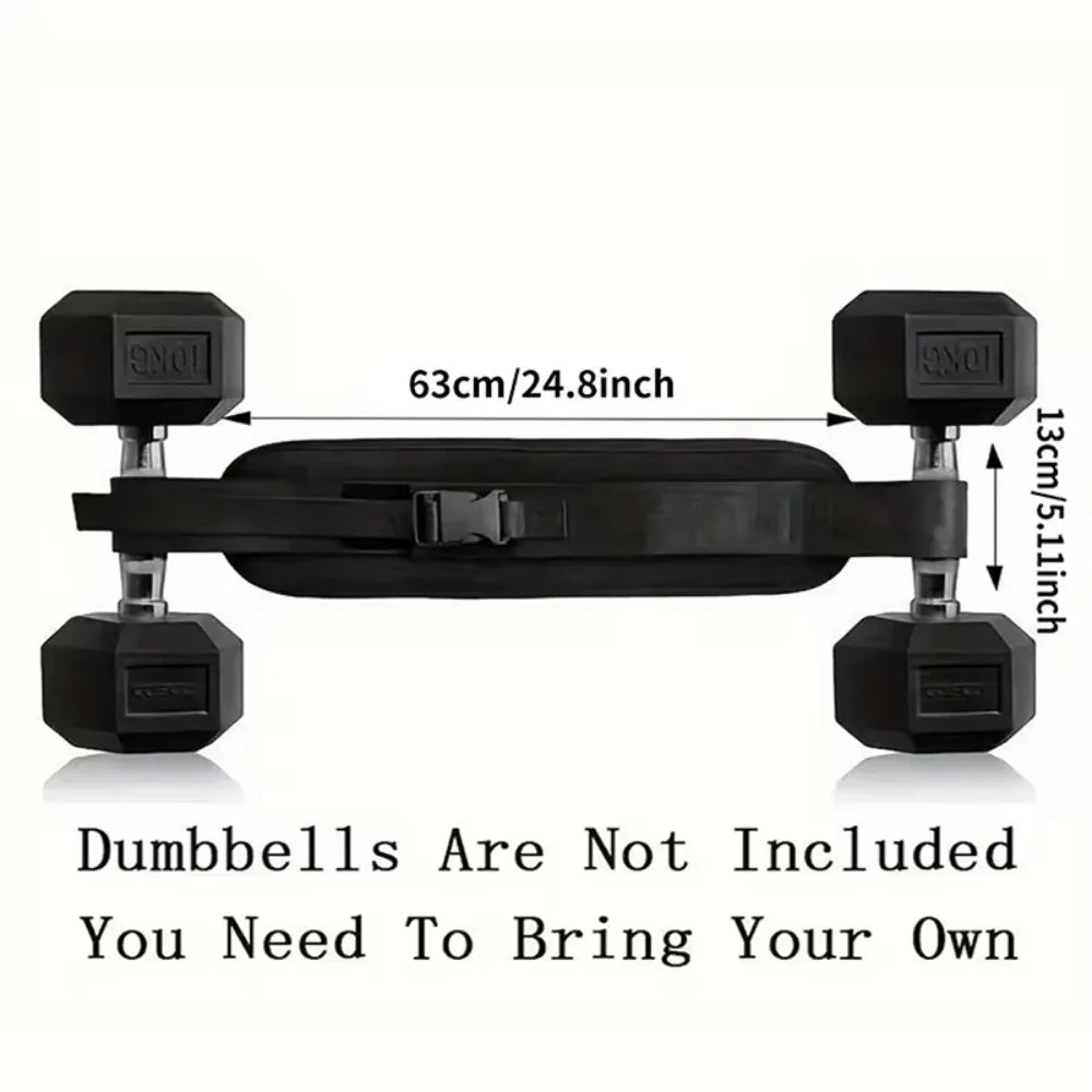 Adjustable Weighted Waist Belt Home Gym Fitness Equipment for Dumbbell Training Hip Shaping Full Body Workouts