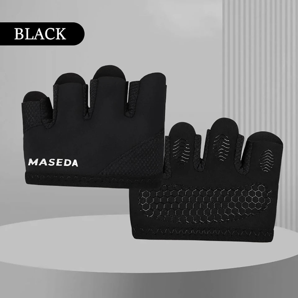 GETINFIT Yoga Fitness Gloves Half Finger Gym Training Anti-slip Workout Gloves Sport Hand Protection Thin Breathable Anti-callus