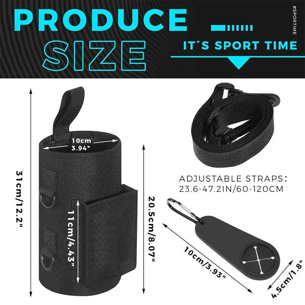 MagSafe Sports Magnetic Water Bottle Bag Gym Pouch Phone Holder Sleeve Wallet Storage for Keys Cards Fitness Yoga Accessories