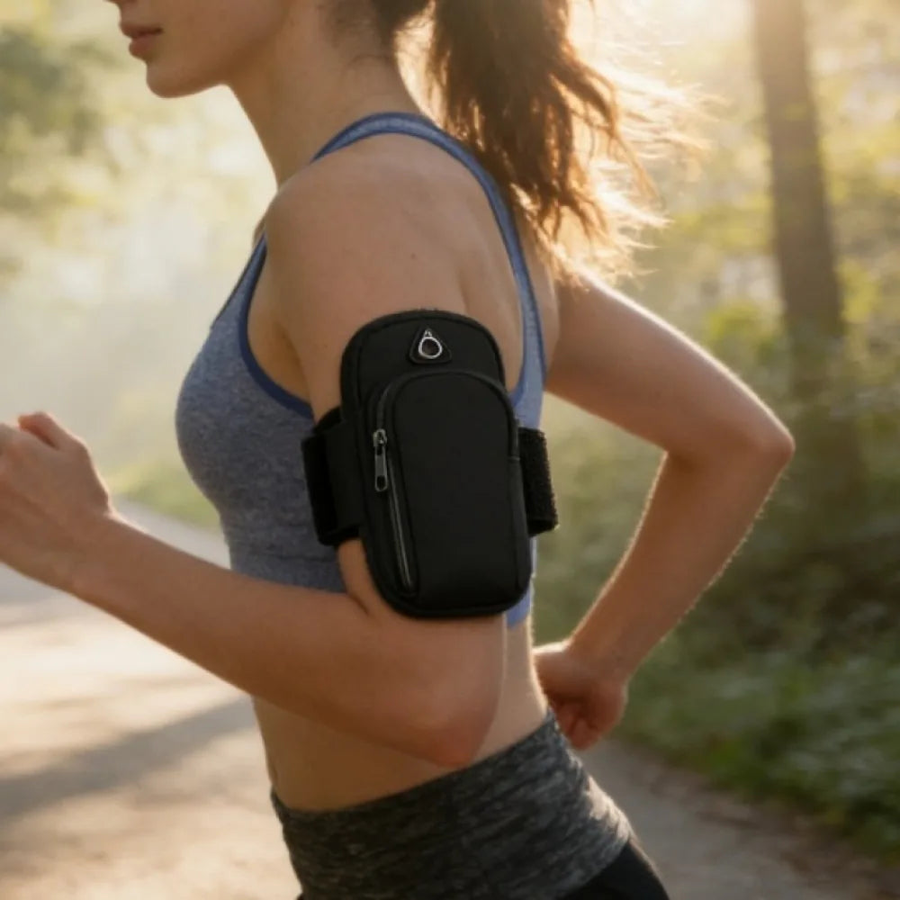 Outdoor Cycling Arm Bag, Portable Fitness Storage Pouch, Sports Phone Pouch, Running Arm Bag for Fitness Jogging and Hiking