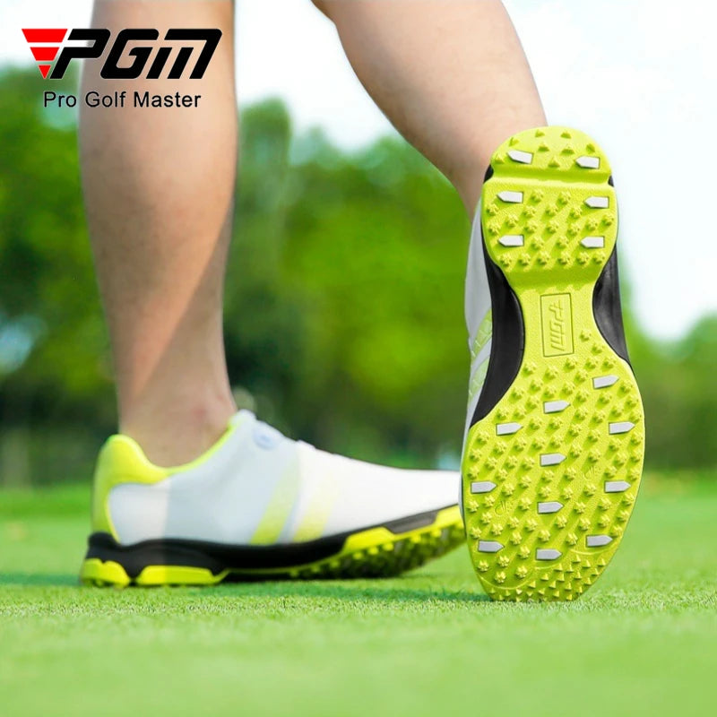 PGM Men Golf Sneakers Waterproof and Non Slip Spinning Lace Sports Shoes Manufacturer Direct Supply XZ160