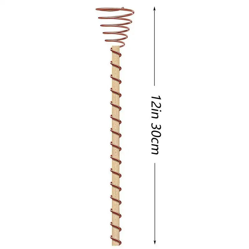 New  6PCS 12Inch Electroculture Copper Gardening Antenna Electro-Culture Copper Coil Gardening Antennas Electroculture Gardening