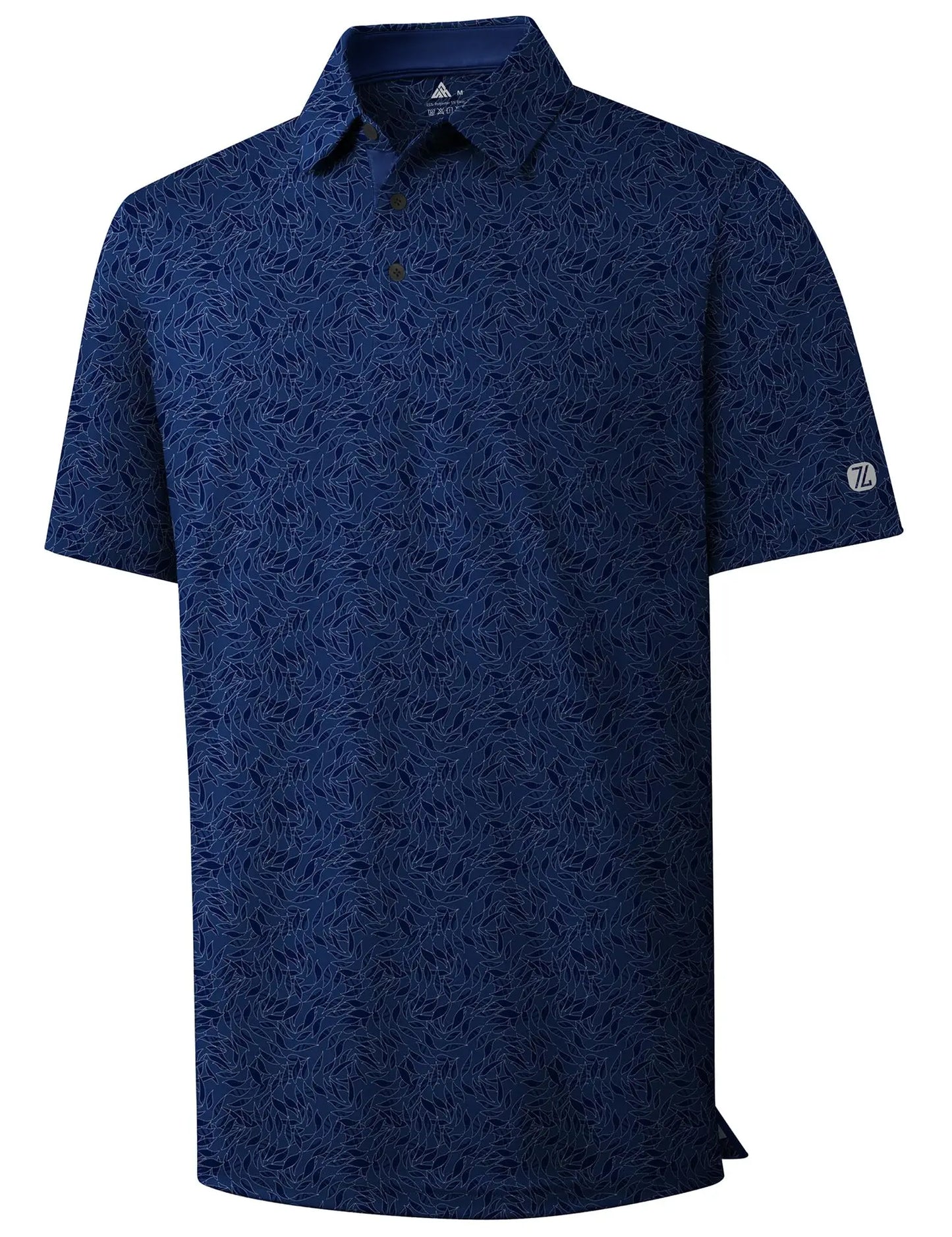 Mens Golf Shirts Short Sleeve Print Patterns Performance Moisture Wicking Polo Shirt 2026