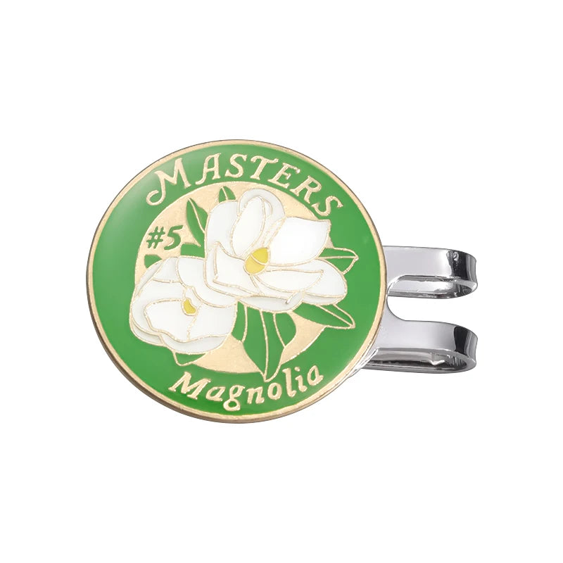 Golf Ball Marker With Golf Hat Clip Magnetic Funny Print Patterns Badges for Golf One Putt Eagle Tiger Cap Accessories Golf Gift