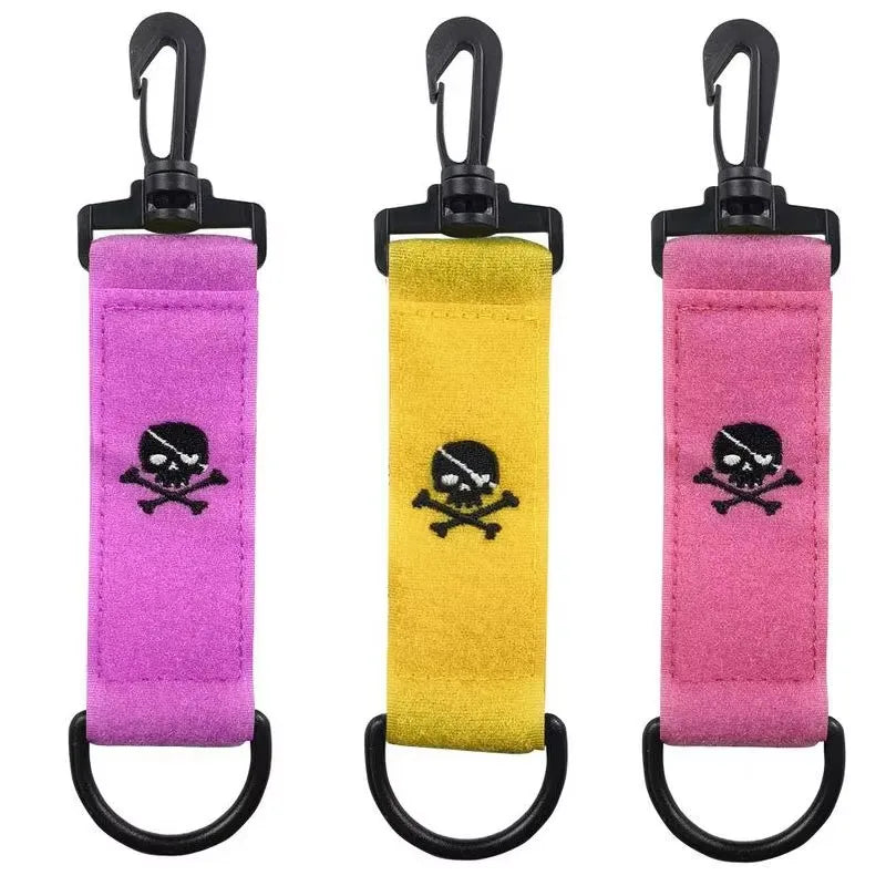 1-3pcs Colorful Golf Hang Gloves Magic Tape Double Sided Golfs Tee Holder Clip Outdoor Portable Hanging Golf Tees Accessories