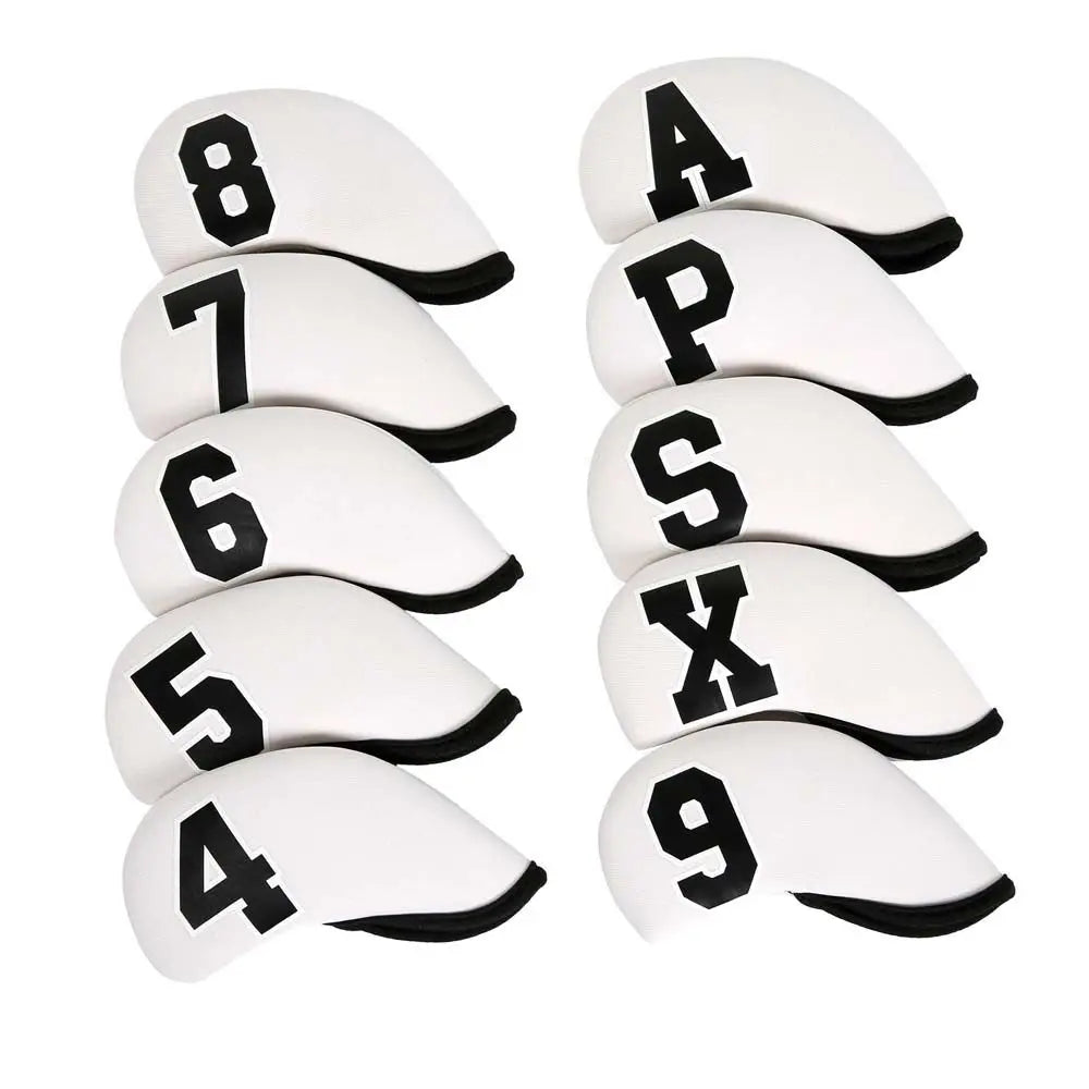 Accessories With Number Design Iron Wedge Protector Golf Iron Headcover Golf Head Cover Golf Iron Covers Set Protector Case