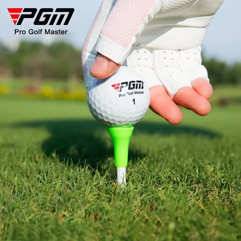 20pcs Golf Tees Mix Colors 83mm Plastic Durable Rubber Cushion Top Golf Ball Holder Golf Accessories