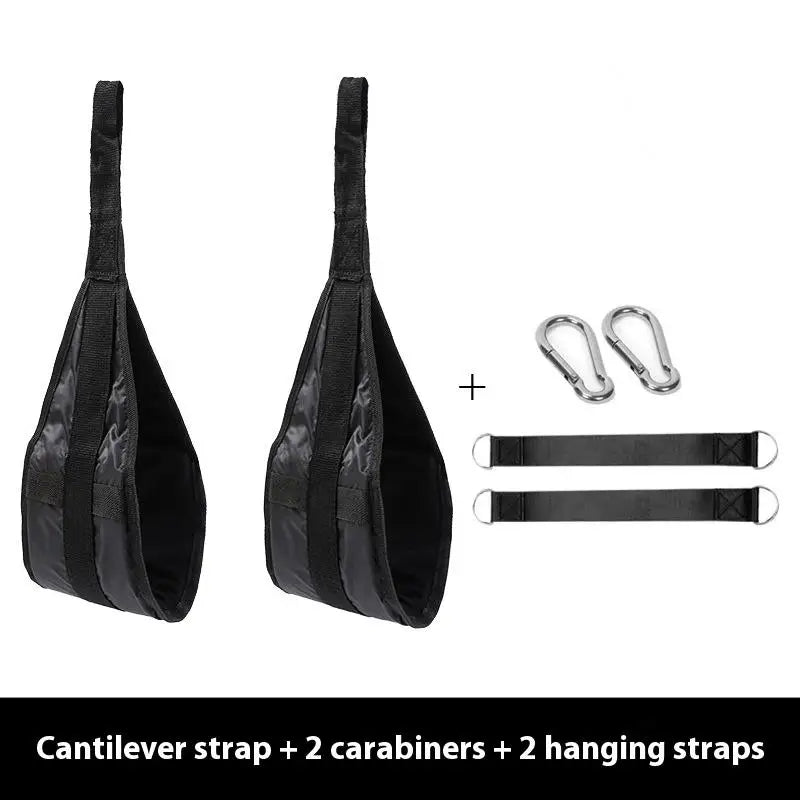 Durable Fitness AB Sling Straps, Perfect for Pull Up Bar Leg Raises, Home Gym Accessories