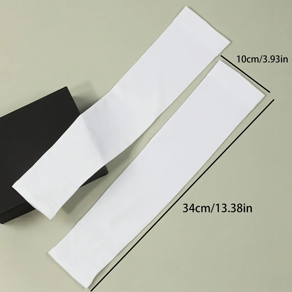 Women's Summer Arm Sleeves - Solid Color, Elastic Fit,Sun Protection, Sweat-Absorbent, Casual Outing Accessory, Casual Armwear