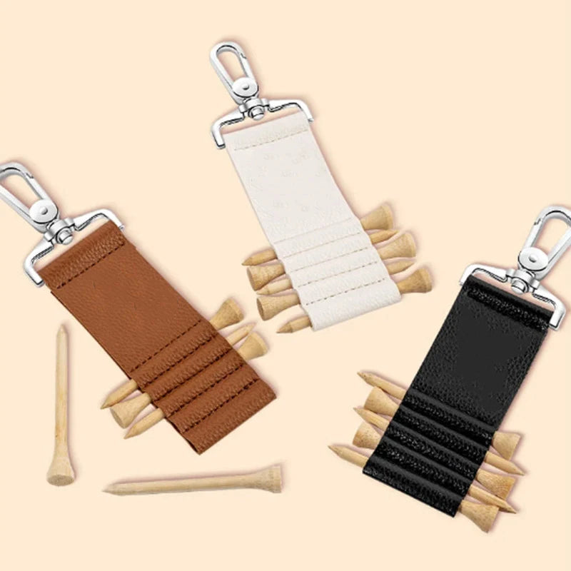 Colorful Golf Hang Gloves Magic Tape Double Sided Golf Tee Holder Clip Outdoor Portable Hanging Golf Tees Golf Accessories