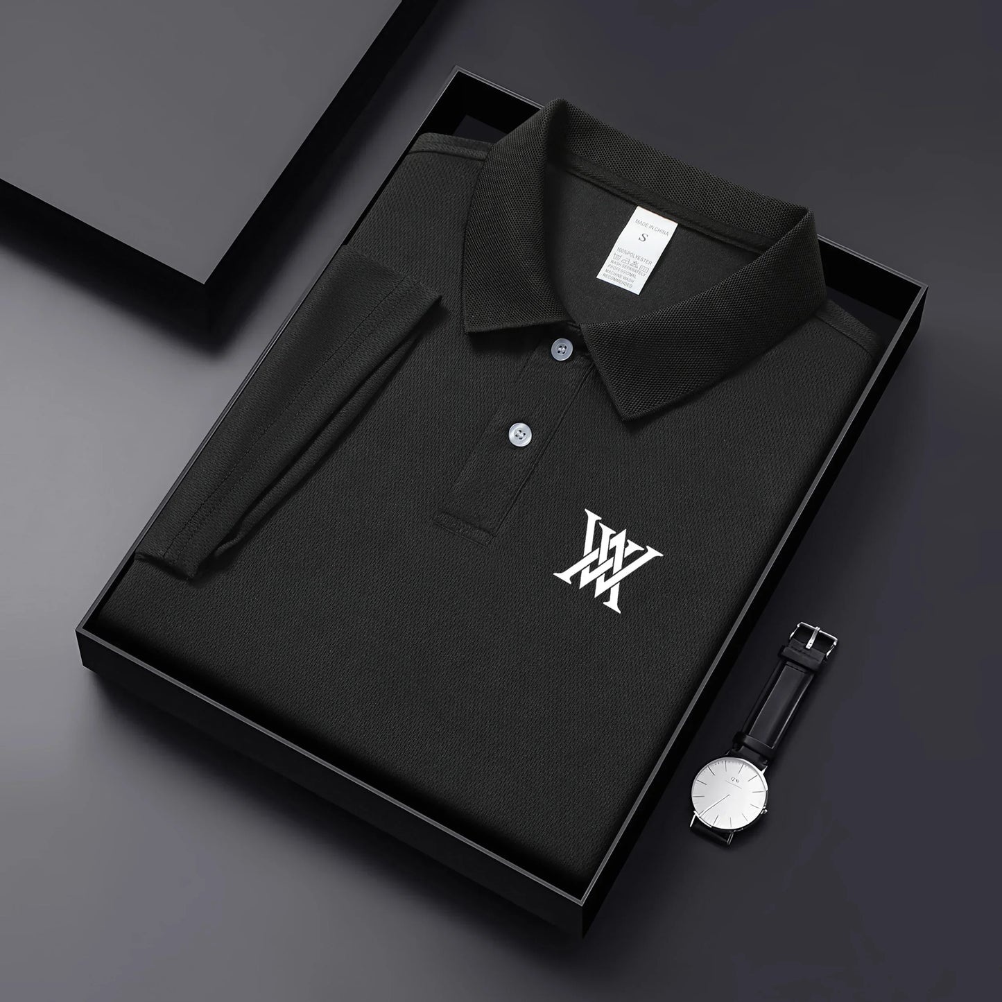 Men's Golf Shirt Golf Collar Casual Collar Short Sleeve Basic Modern Solid Color Spring/Summer Regular Fit