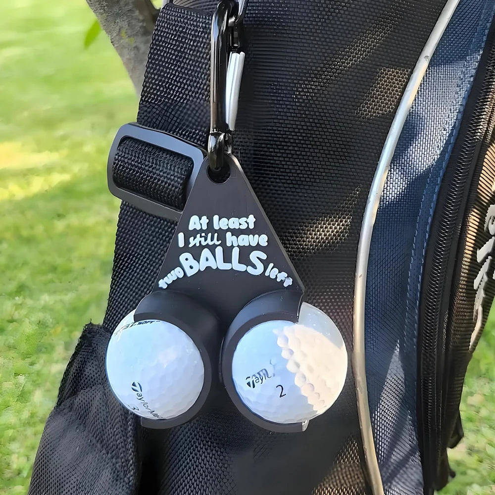 1pcs Creative Portable Golf Storage Stand With Golf Accessories That Can Hold Two Balls For Outdoor Sports Fun Gifts For Golfers