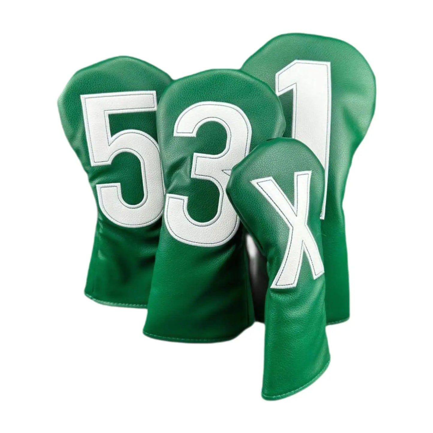 4 Head Covers, Golf Wood Headcovers, Premium Portable Golf Accessories 1, 3, 5, Club Protectors for Outdoor
