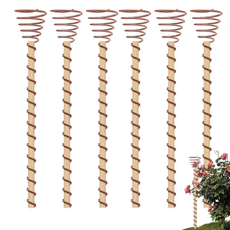 New  6PCS 12Inch Electroculture Copper Gardening Antenna Electro-Culture Copper Coil Gardening Antennas Electroculture Gardening