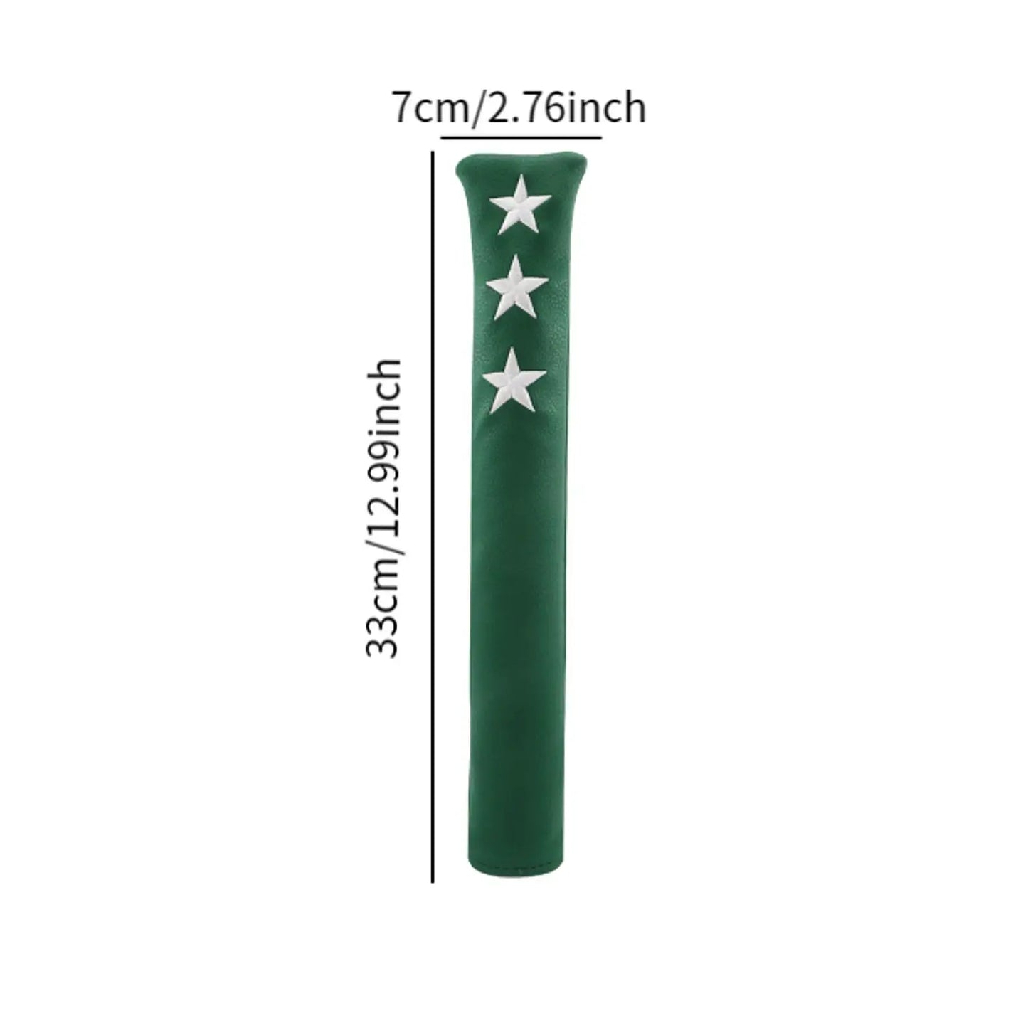 Golf Alignment Stick Cover Protective Case Golfer PU Leather Waterproof Supplies Club Cover Premium Golf Indicator Rod Holder