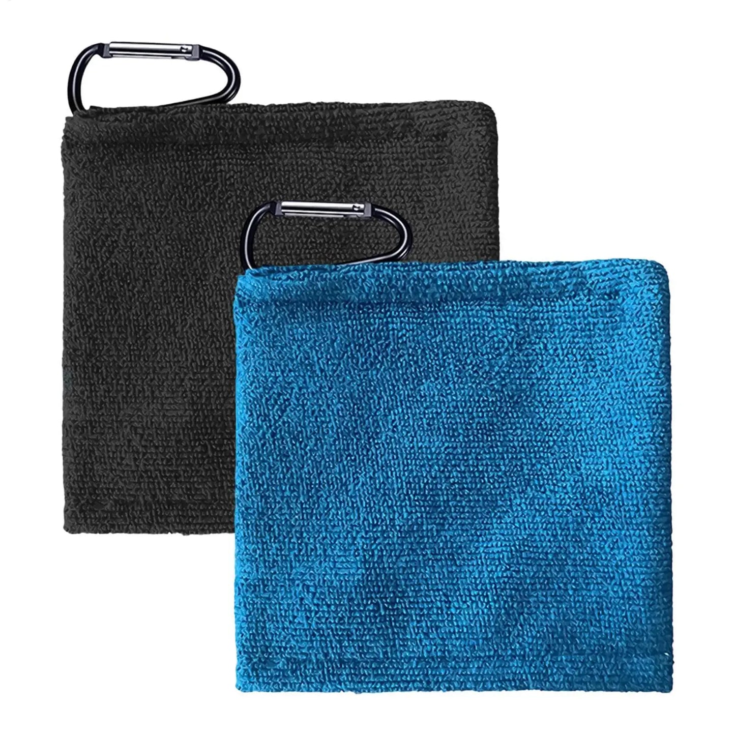Golf Towel  Golf Ball Cleaning Towel with Carabiner Clip Training Aid Golf Accessories Wiping Cloth for Outdoor Sport  Cleaning
