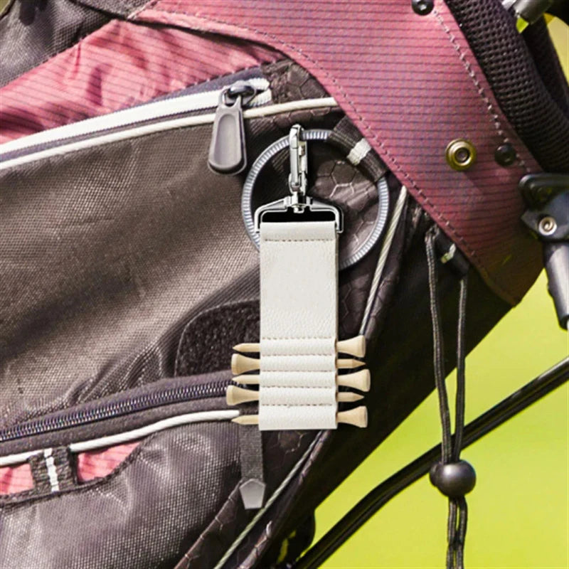 Colorful Golf Hang Gloves Magic Tape Double Sided Golf Tee Holder Clip Outdoor Portable Hanging Golf Tees Golf Accessories
