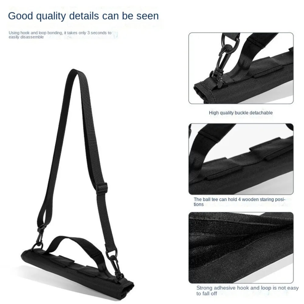 Travel Bag With Adjustable Shoulder Straps Golf Club Bag Mini Portable Golf Training Case Nylon Storage Storage Pouch Men Women
