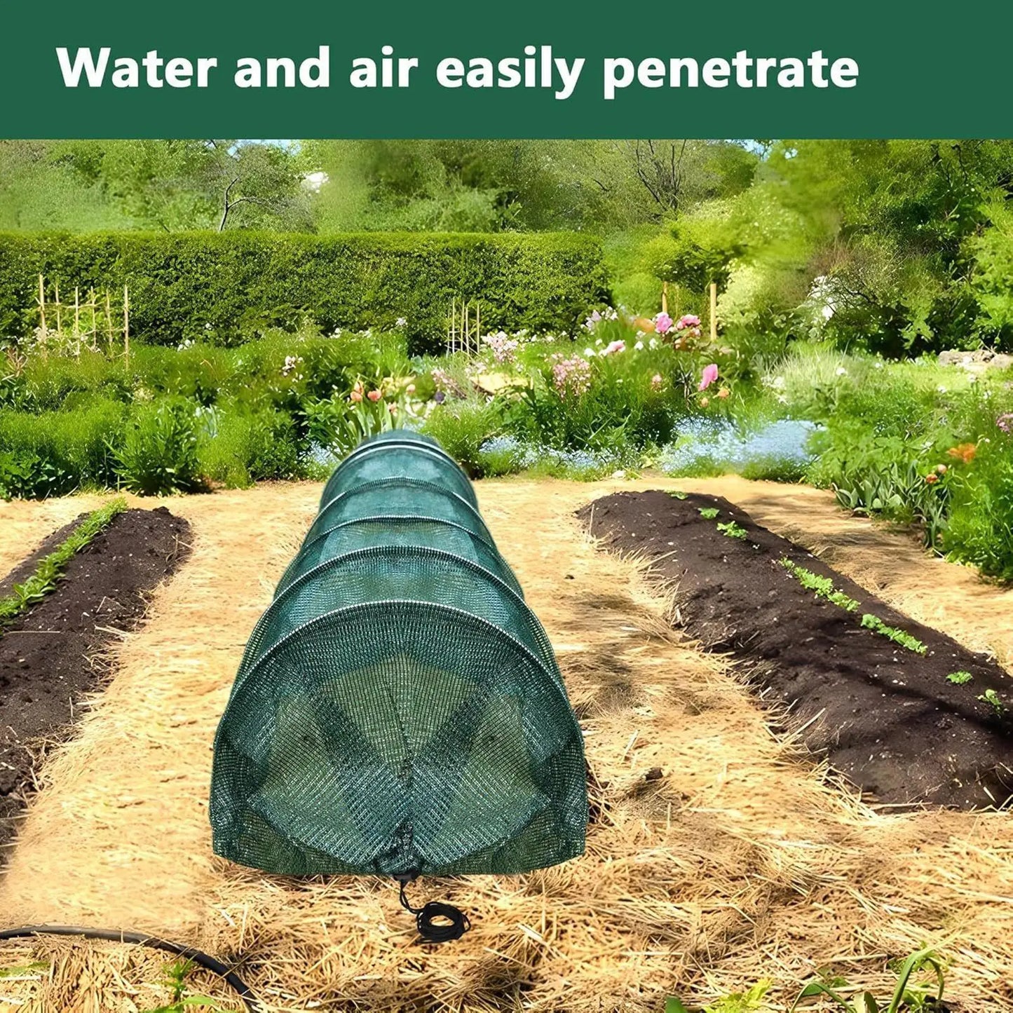 Garden Netting Raised Beds Bird Barrier Screen Vegetable Protection Greenhouse Tunnel Cover for Fruits Flowers Cucumber Tomato