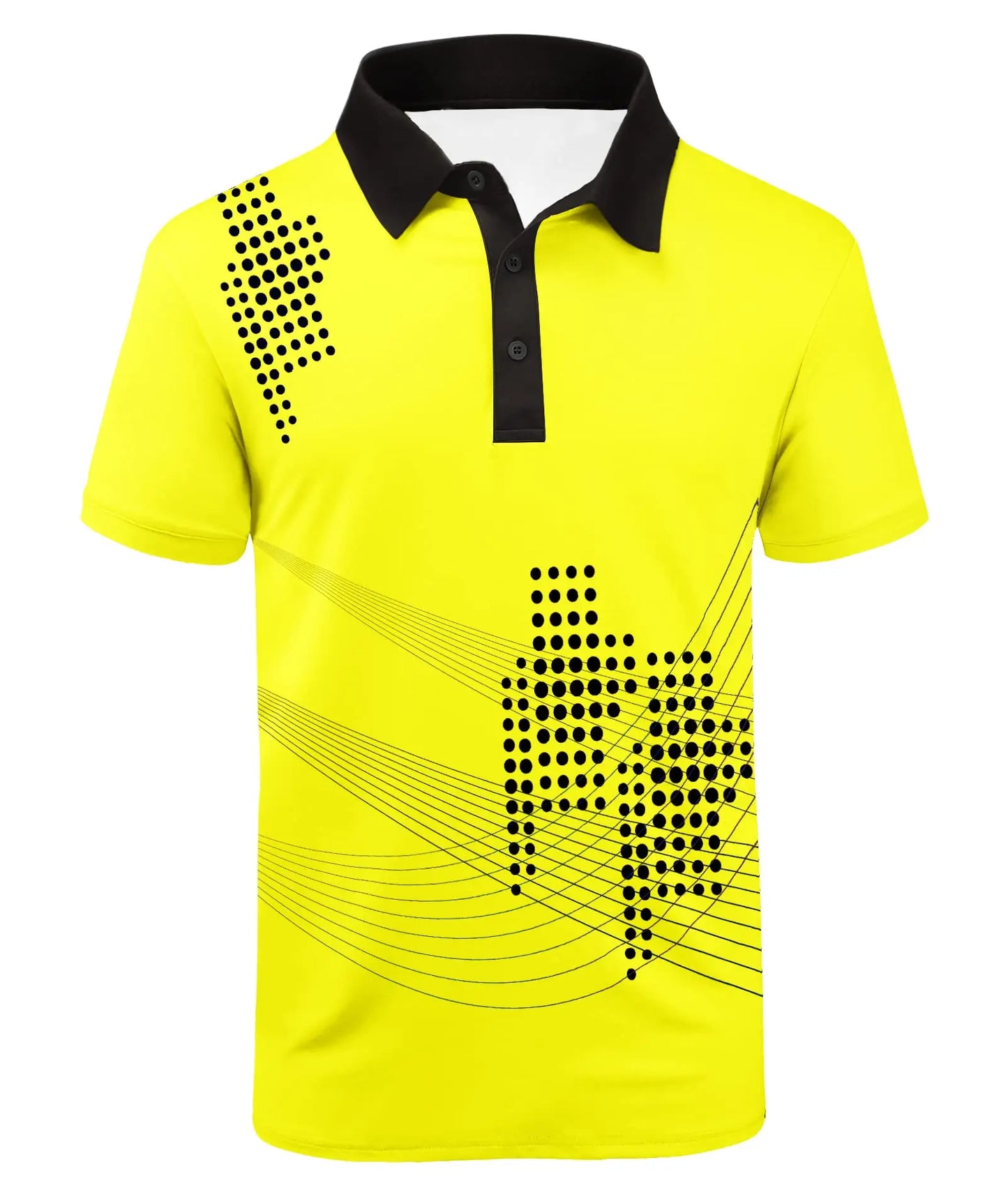 Mens Golf Shirts Short Sleeve Print Patterns Performance Moisture Wicking Polo Shirt 2026