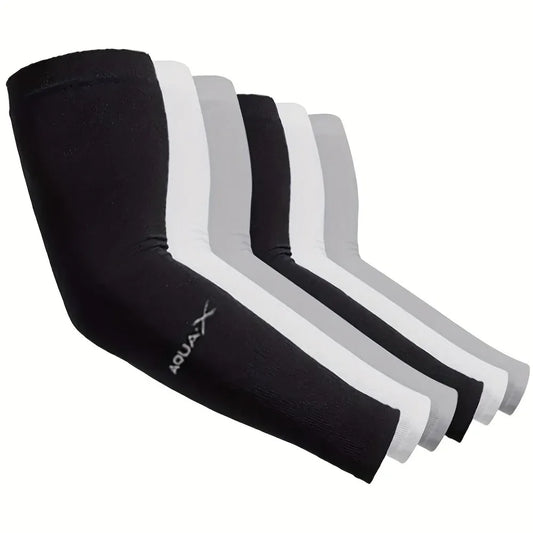 1 Pair Arm Sleeves for Women Men Breathable Sun Protection Sleeves UV Protective Gear for Outdoor Adventures Sports and Driving